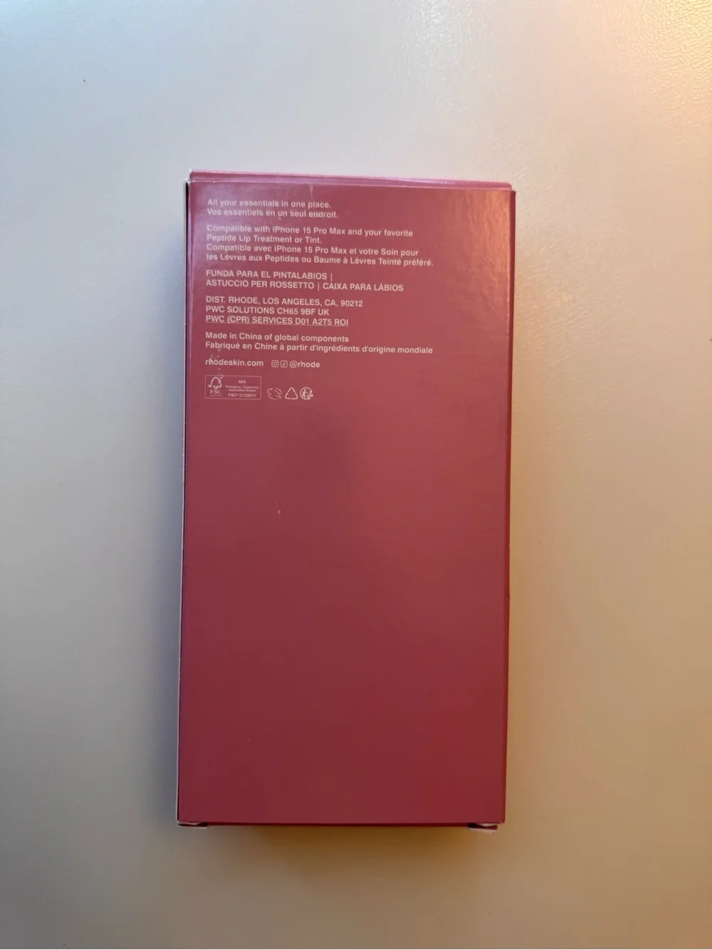 rhode iPhone case Ribbon Limited edition (iPhone 15 Pro Max) Brand new